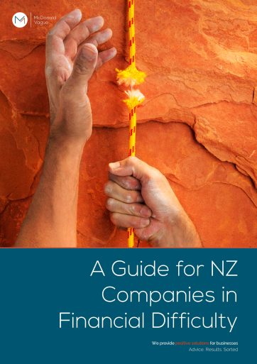 Guide for New Zealand Companies in Financial Difficulty
