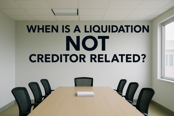When is a Liquidation Not Creditor Related?